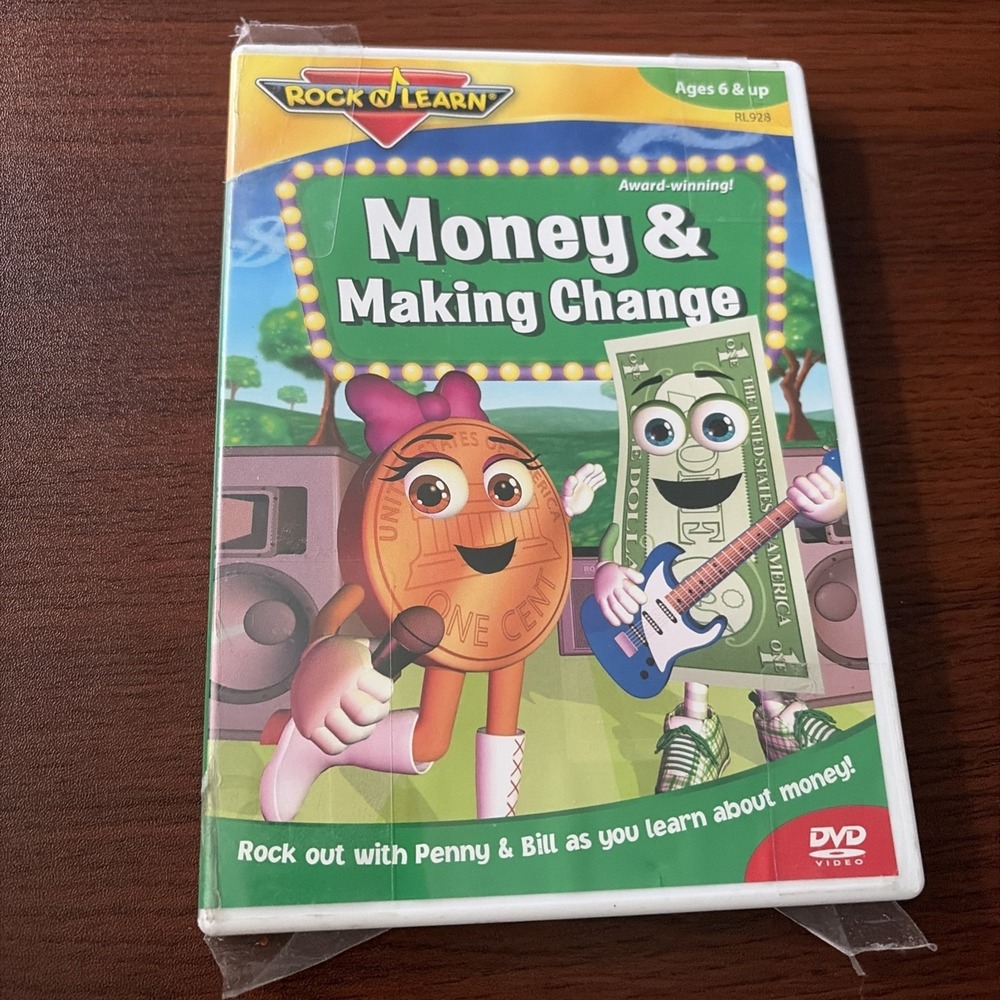 Rock N Learn Money and Making Change Award Winning Educational DVD 2012